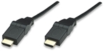 High Speed HDMI Cable 180-Degree Adjustable, High Speed HDMI Male to Male, Black, 1 m (3 ft.)