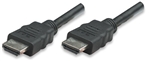 High Speed HDMI Cable With Ethernet Channel HDMI Male to Male, Shielded, Black, 1 m (3.3 ft.)
