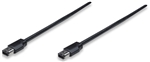 FireWire Device Cable 6-pin to 6-pin, 1.8 m (6 ft.), Black