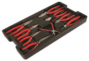 Soft Grip Pliers Set in Tray 9 Pc