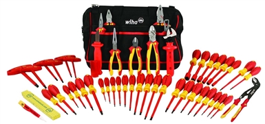 Insulated 48 Piece Master Electricians Set in Tool Box