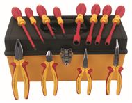 Insulated Plier/Cutter/Dr/Nut Dr 12Pc