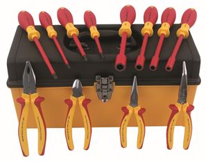 Insulated Plier/Cutter/Dr/Nut Dr 12Pc