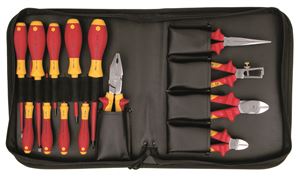 Insulated Plier/Cutter/Dr/Nut Dr 14Pc