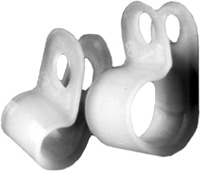 Nylon Cable Clamps 1/4" Diameter