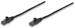 Network Cable, Cat6, UTP RJ-45 Male / RJ-45 Male, 3 ft. (1.0 m), Black