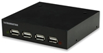 Hi-Speed USB Internal Hub 4 Ports, 3.5"" Bay Mount