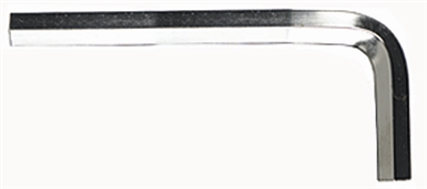 Hex L-Key Short Arm Nickel 3/32 x 52mm