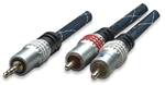 Stereo to Composite Audio Cable 3.5 mm Stereo to Dual-Cinch RCA, Blue, 1.5 m (5 ft.)