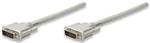 Monitor Cable DVI-D Dual Link Male to DVI-D Dual Link Male, Beige, 3.0 m (10 ft.)
