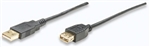 Hi-Speed USB Extension Cable A Male / A Female, 3 m (10 ft.), Black