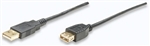 Hi-Speed USB Extension Cable A Male / A Female, 4.5 m (15 ft.), Black
