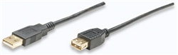 Hi-Speed USB Extension Cable A Male / A Female, 4.5 m (15 ft.), Black