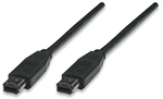 FireWire Device Cable 6-pin to 6-pin, 1.8 m (6 ft.), Black