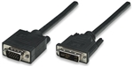 Monitor Cable DVI-A Male / HD15 Male, 1.8 m (6 ft.), Black