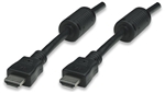 High Speed HDMI Display Cable HDMI Male to Male, Shielded, Black/Gray, 1.8 m (6 ft.)