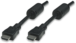High Speed HDMI Display Cable HDMI Male to Male, Shielded, Black/Gray, 3 m (10 ft.)