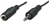 Stereo Extension Cable 3.5 mm Stereo Male to Female, 2 m (6.6 ft.), Black