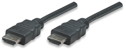 High Speed HDMI Cable With Ethernet Channel HDMI Male to HDMI Male, 2 m (6.6 ft.), Black
