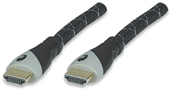 High Speed HDMI Cable With Ethernet Channel HDMI Male to HDMI Male, 2 m (6.6 ft.), Black