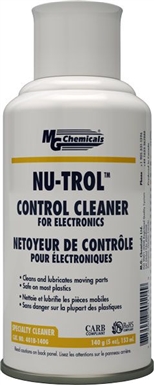 Nu-trol Control Cleaner, 140 grams (5 oz) aerosol