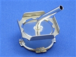 Curved, Round 3.0mm (0.1") Diameter: Single Jet Nozzle