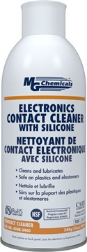 Contact Cleaner With Electronic Grade Silicone, 340 grams (12 oz) aerosol   