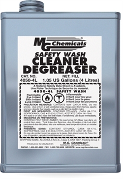 Safety Wash Cleaner Degreaser, 4 litres (1 gallon) liquid