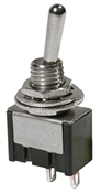 Economy Sub-Miniature Toggle Switch SPST On-Off 5A @ 125VAC