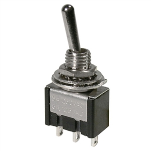 Economy Sub-Miniature Toggle Switch SPDT On-Off-On 5A @ 125VAC