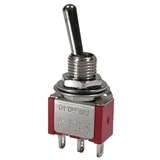 UL/CSA Approved Economy Sub-Miniature Toggle Switch SPDT On-Off-On 5A @ 125VAC or 28VDC
