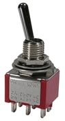 UL/CSA Approved Economy Sub-Miniature Toggle Switch DPDT On-On 5A @ 125VAC or 28VDC