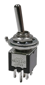 Ultra Miniature Toggle Switch SPDT On-On 3A @ 125VAC or 28VDC