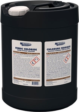 Ferric Chloride (Copper Etchant), 20 litres (5 gallons) liquid