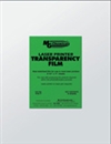 Laser Print Transparency Film, Transparency film (5 sheets)