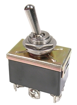 Toggle Switches DPDT On-On 15A/125V, 10A/250V Screw Terminals