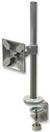 LCD Monitor Pole Supports one monitor, hinged arm