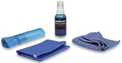 LCD Mini Cleaning Kit Alcohol-free, Includes Cleaning Solution, Brush, Microfiber Cloth and Carrying Bag