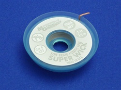 Static Free Super Wick, Size No.(1), Width(.025"), Colour Code(White), Length(1.5M)