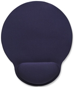 Wrist-Rest Mouse Pad Blue, Gel-like Foam