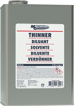 Thinner/Cleaner Solvent, 3.78 litres (1 gallon) liquid