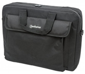 London Notebook Computer Briefcase Top Load; Fits Most Widescreens Up To 15.6", Black