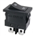 Rocker Switch DPST On-Off Black Button ON-OFF
