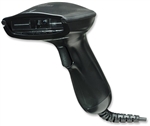 Laser Barcode Scanner 200 mm Scan Depth, PS/2, Black