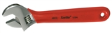6" Chrome Adjustable Wrench with Red Cushion Grip Handle, Carded