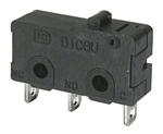 Micro Switch 5A @ 125VAC (3A/250V) N/O and N/C contacts.