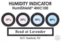 SCS Humidity Indicator Card (HIC), 4 Spot, 100/Can