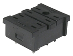 DPDT Relay Socket - PC Mount - for 50-06x relays. Comes with relay hold down spring cup.