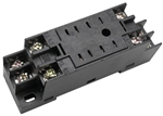 DPDT Relay Socket - 35mm Track Mount - for 50-06x relays.