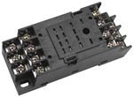 4PDT Relay Socket - 35mm Track Mount - for 50-09x relays.